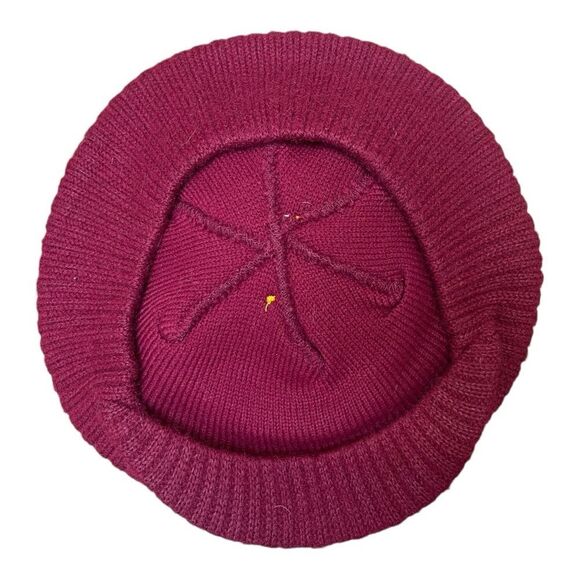 Vintage USC Trojans Knit Beret Hat Cap Beanie Pom Pom - Picture 4 of 8